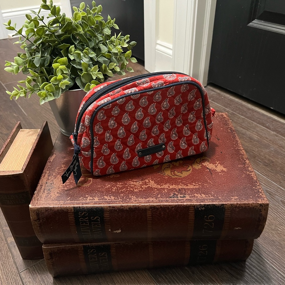 Vera Bradley Red Paisley accessory bag